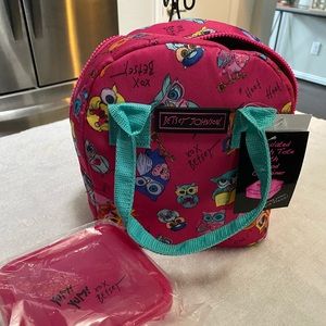 NWT Betsey Johnson owl lunchbox